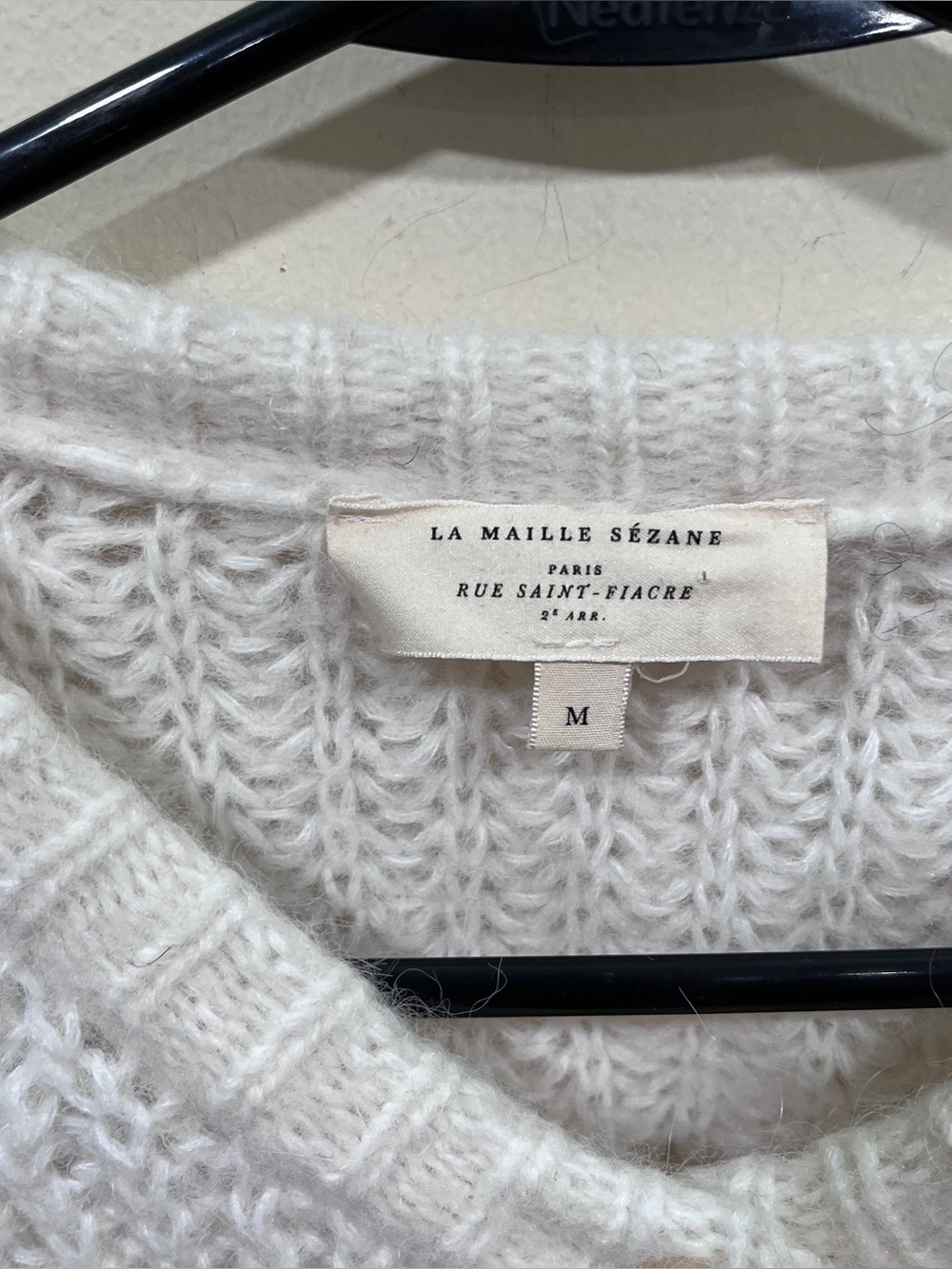 Sézane Emile Cardigan EUC / Color Ecru / Size Medium wool alpaca blend - Picture 5 of 8